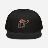 ORANGE CAMEL SNAPBACK HAT