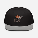 ORANGE CAMEL SNAPBACK HAT