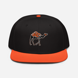 ORANGE CAMEL SNAPBACK HAT