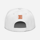 ORANGE CAMEL SNAPBACK HAT