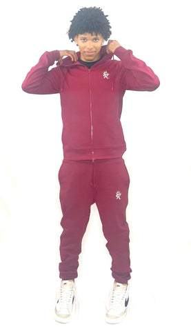 KR Sweatsuit Burgundy